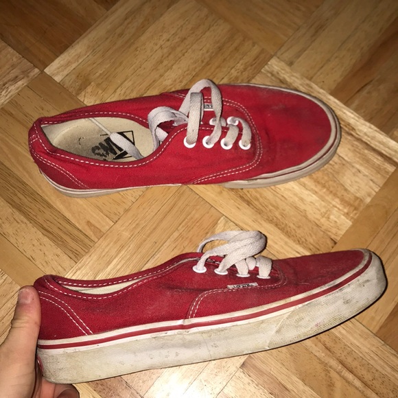 Red vans low - Picture 2 of 5